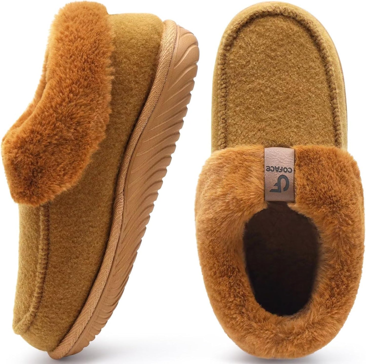 COFACE Women's Memory Foam House Slippers with Arch Support