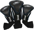 NFL Numbered 1, 3 & X Headcovers Set - Velour Lined Oversized Fit