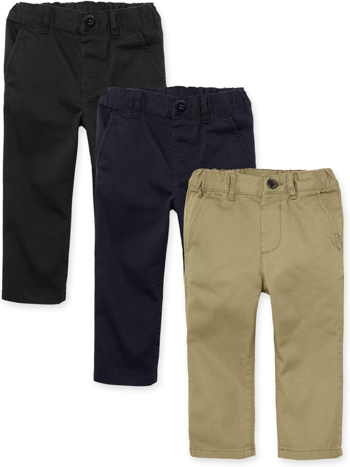 Toddler Stretch Relaxed Straight Chino Pants Multipack Review