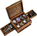 Shanik Men's 8-Slot Watch Box & Organizer