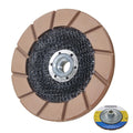 5 inch Ceramic Bond Edge Cup Grinding Wheel for Concrete Polishing
