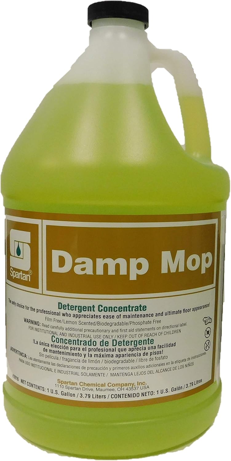 1 Gallon Spartan Damp Mop Cleaner - Professional Floor Care
