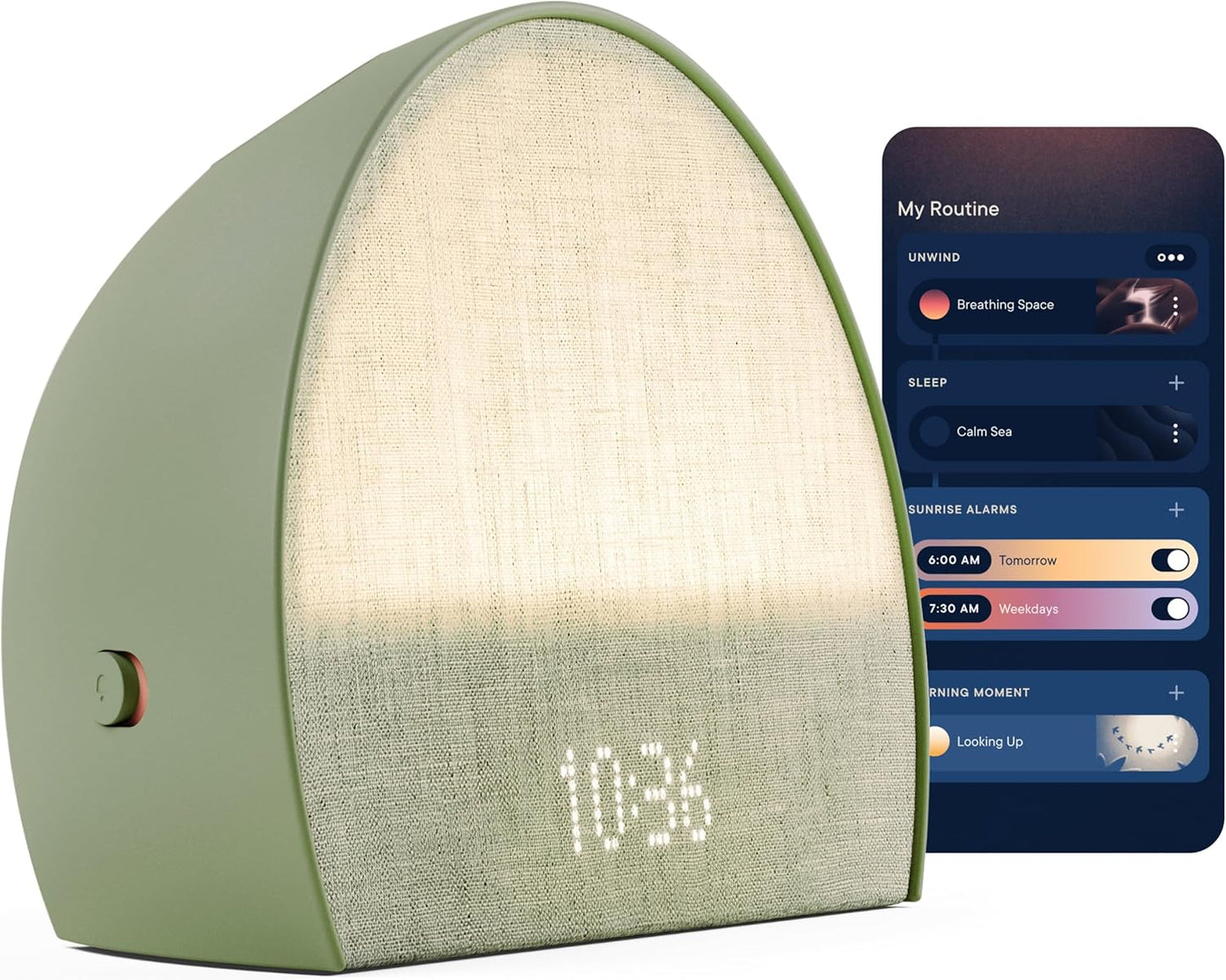Hatch Restore 2 Sunrise Alarm Clock for Gentle Sleep Routines