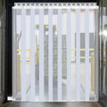 VEVOR Strip Curtain 84in x 38in Clear PVC Door Strips - Durable