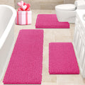 Ultra Soft Extra Large Pink Bathroom Rug Set for Luxury Comfort