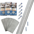 Palisade 23.2 in x 11.1 in Interlocking Vinyl Tile Shower Kit - DIY