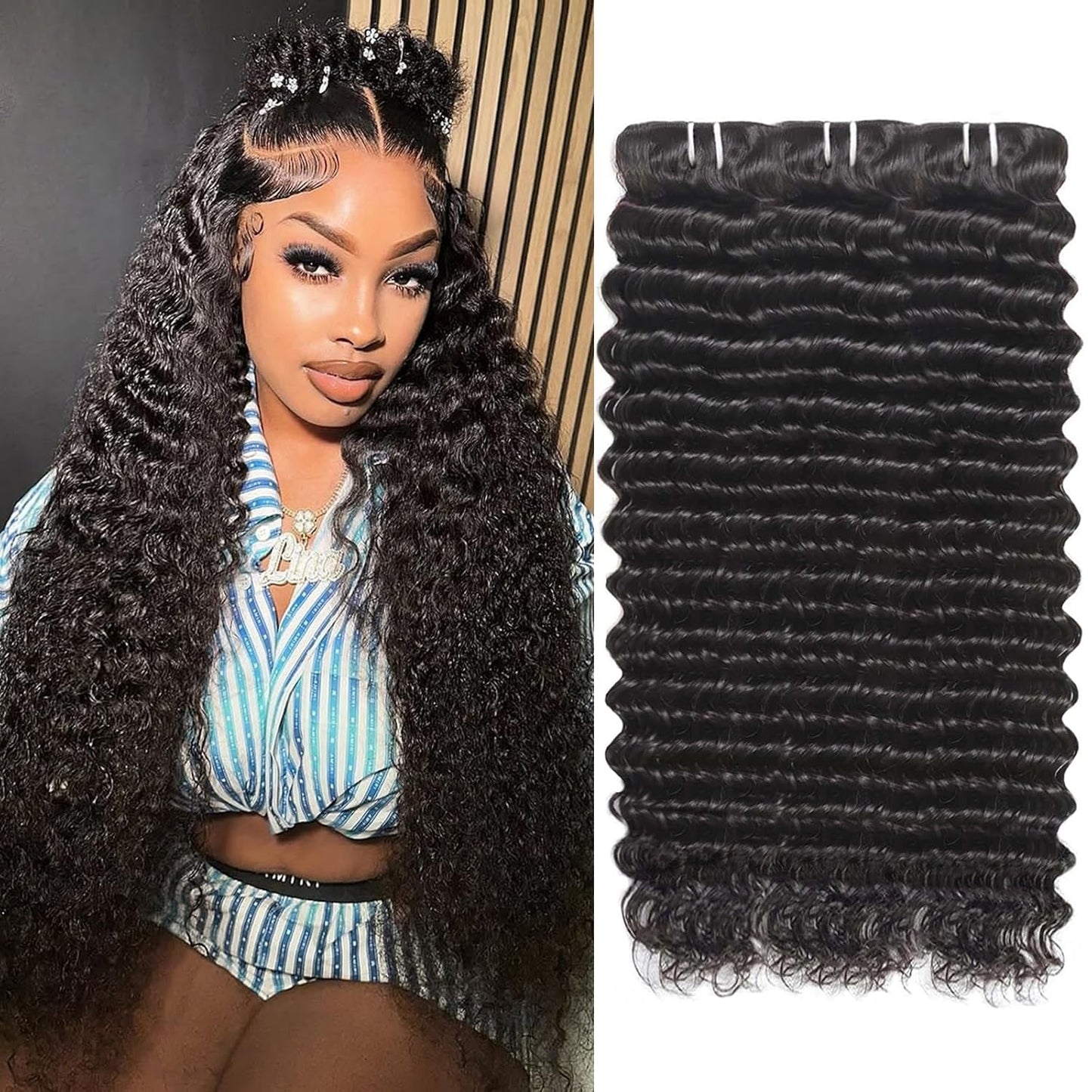 Deep Wave Human Hair Bundles for Stunning Natural Looks