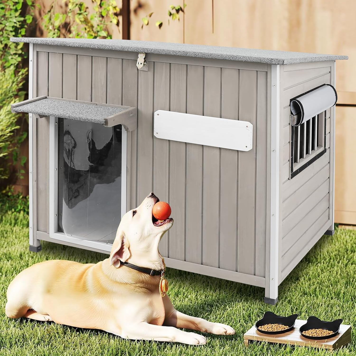 Large Outdoor Dog House Waterproof for Small to Large Dogs