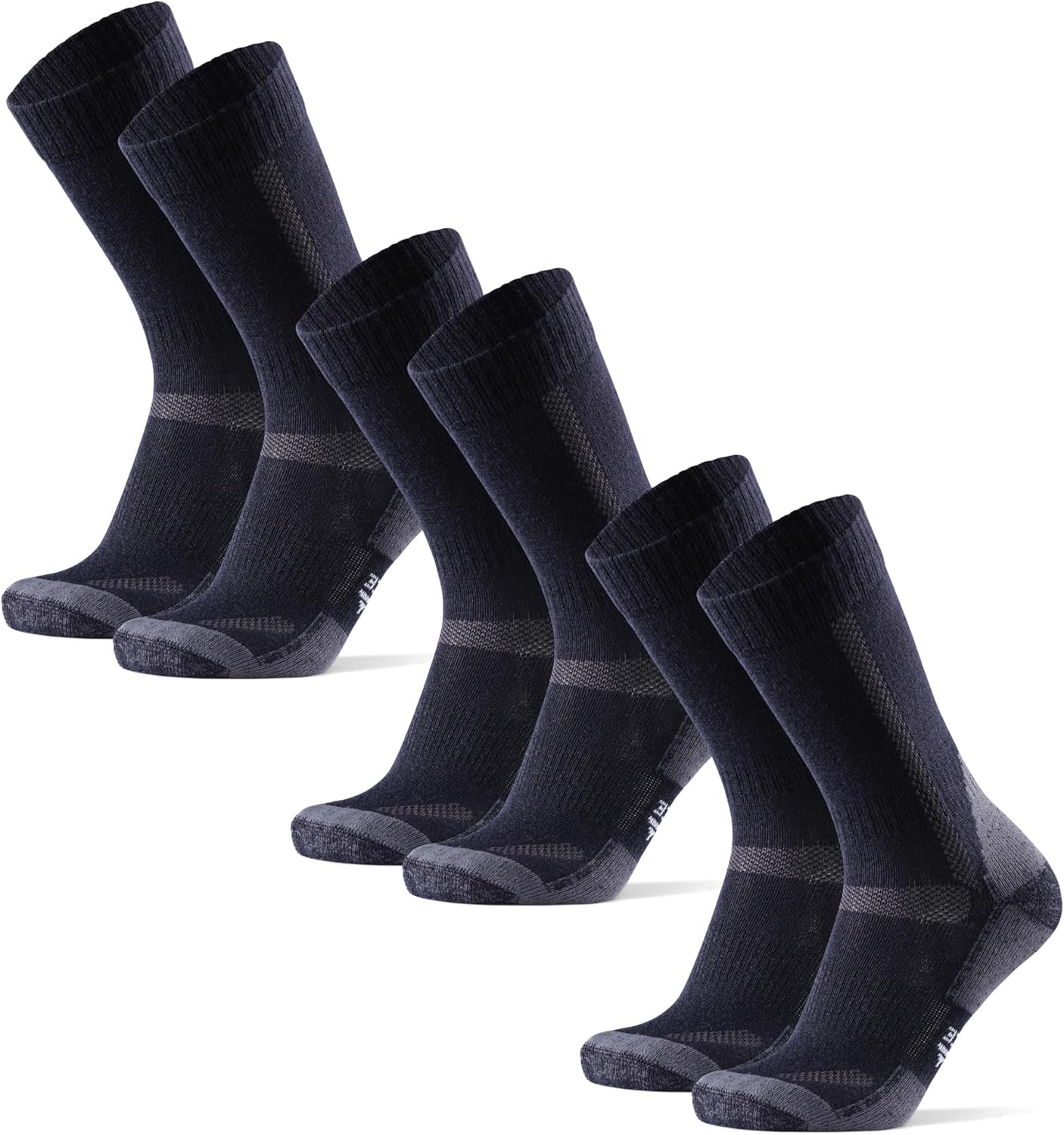 DANISH ENDURANCE Merino Wool Hiking Crew Socks for Comfort