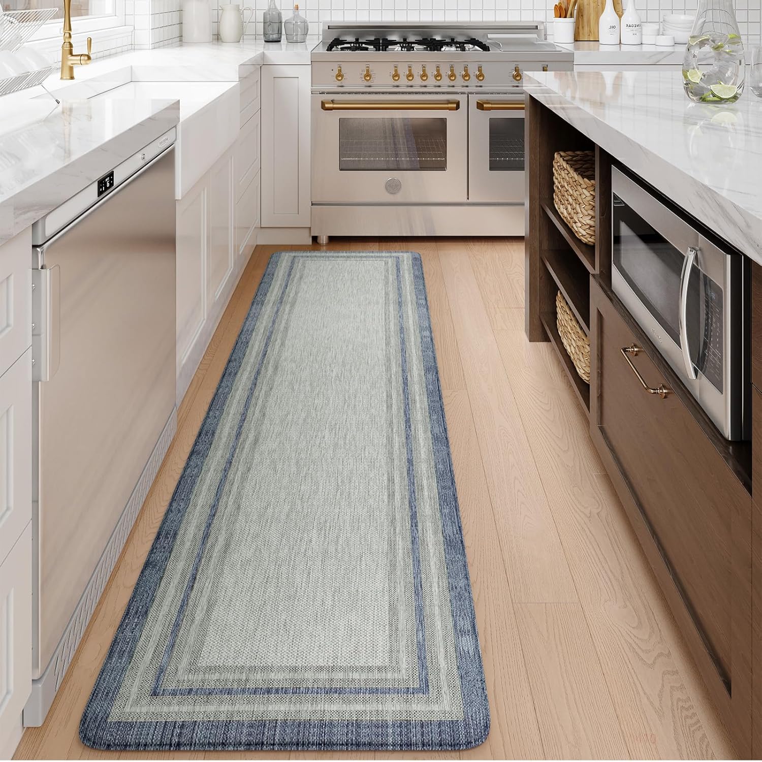 KIMODE Anti Fatigue Kitchen Mats 20x71 for Comfort and Safety