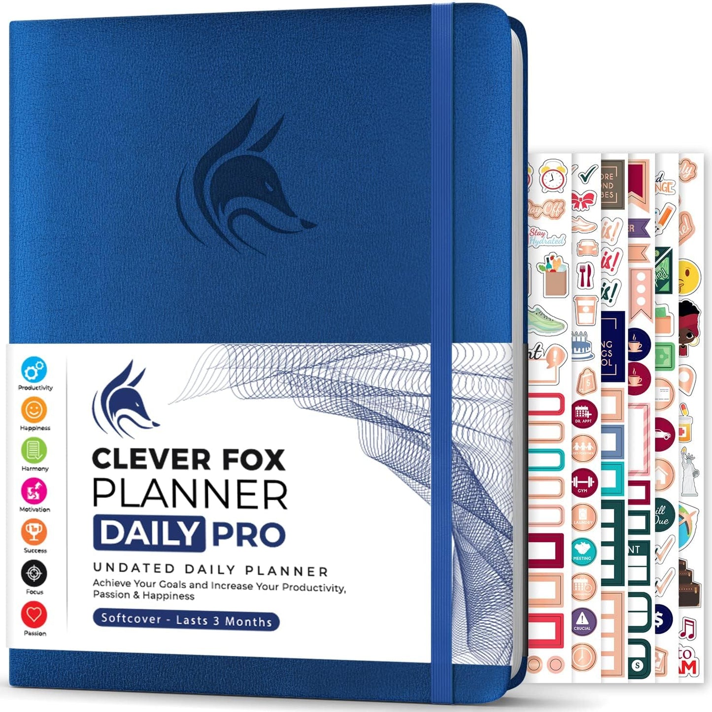 Clever Fox Daily Planner Pro - Boost Productivity & Goals