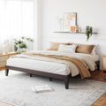 COLAMY 12 Inch King Size Platform Bed Frame - Sturdy Wood Slat Support