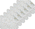 Serenity Reversible Quilted Vintage Floral Placemats Set of 6