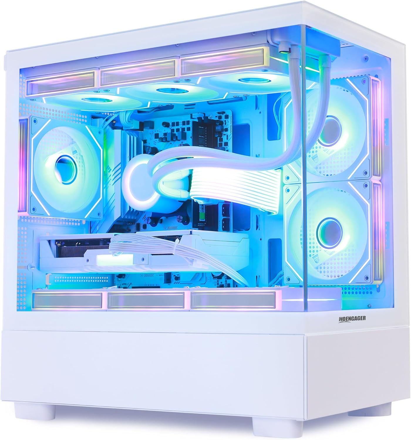 Superview Gaming PC with AMD Ryzen 7 5700X and Radeon RX 9060 XT