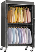 VIPEK R2C Medium Heavy Duty Clothes Rack with Cover - Portable Double