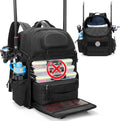 Fishing Tackle Backpack with Cooler and Rod Holders - Organized