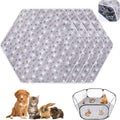 Guinea Pig Playpen Hexagon Mat 4-Pack - Waterproof Reusable Pads