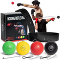 Boxing Reflex Ball Set 4 Difficulty Levels - Improve Speed & Agility