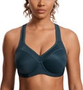 Women's Full Support High Impact Racerback Sports Bra (Style LYZY)