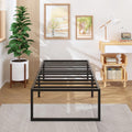 18 Inch Twin Metal Platform Bed Frame No Box Spring Needed - Quiet