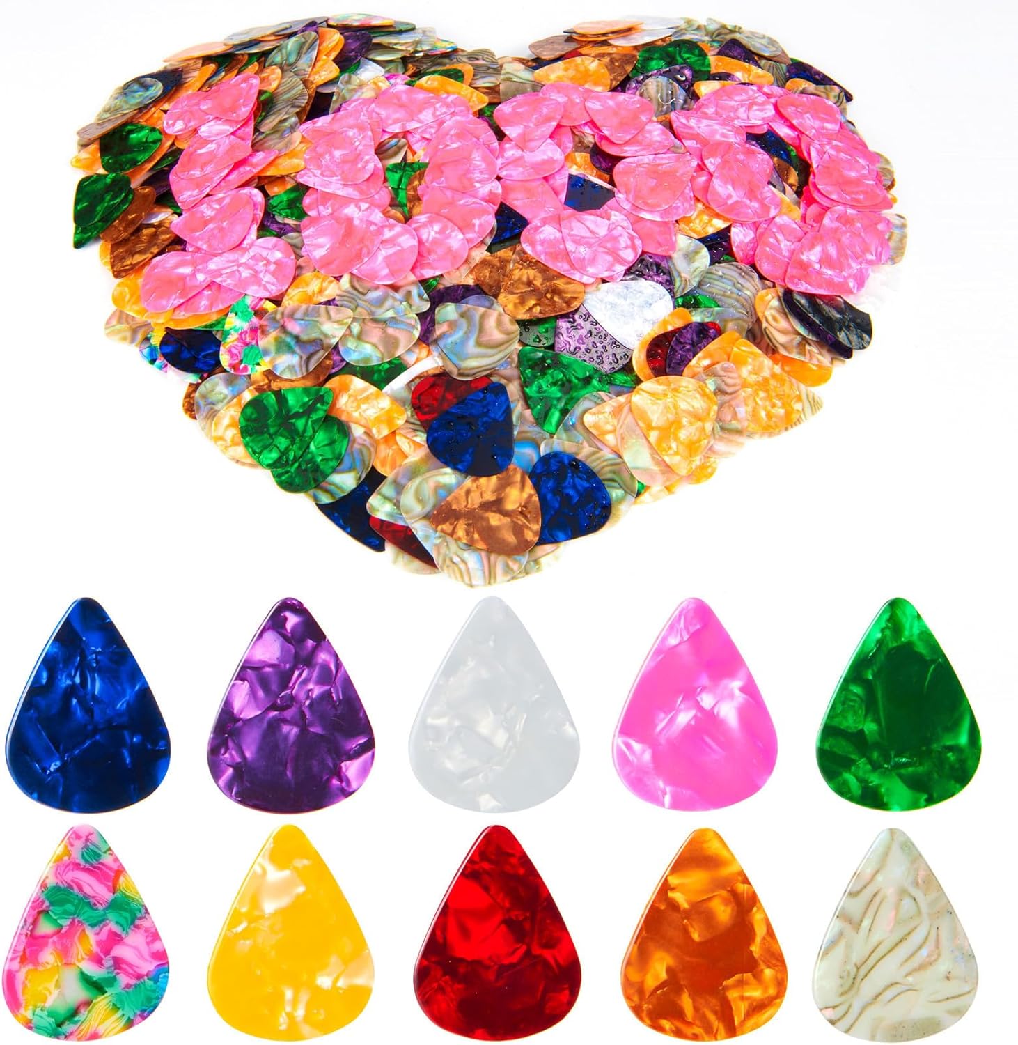ASZUNE Celluloid Guitar Picks - Superior Sound!