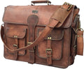 Cuero 16 in Vintage Handmade Leather Messenger Bag - Durable Classic
