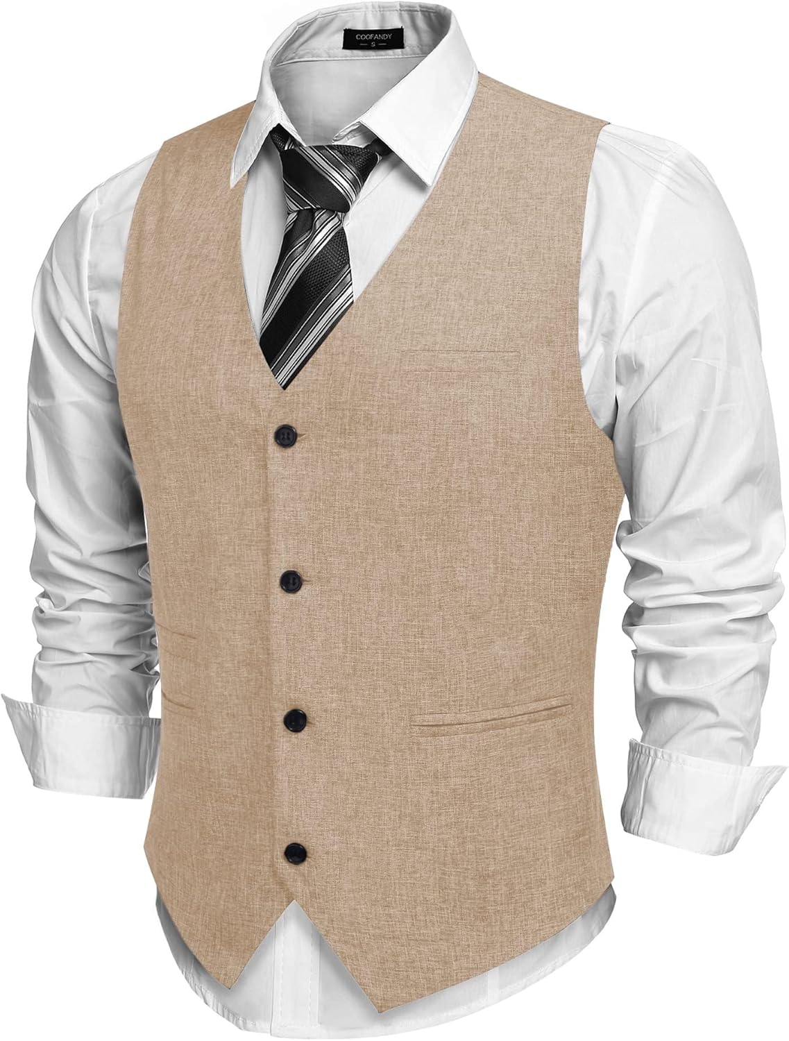 COOFANDY Men's Casual Business Vests for Stylish Occasions