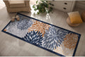 CAMILSON Runner Outdoor Rug 2 x 10 - Durable Floral Hallway Runner