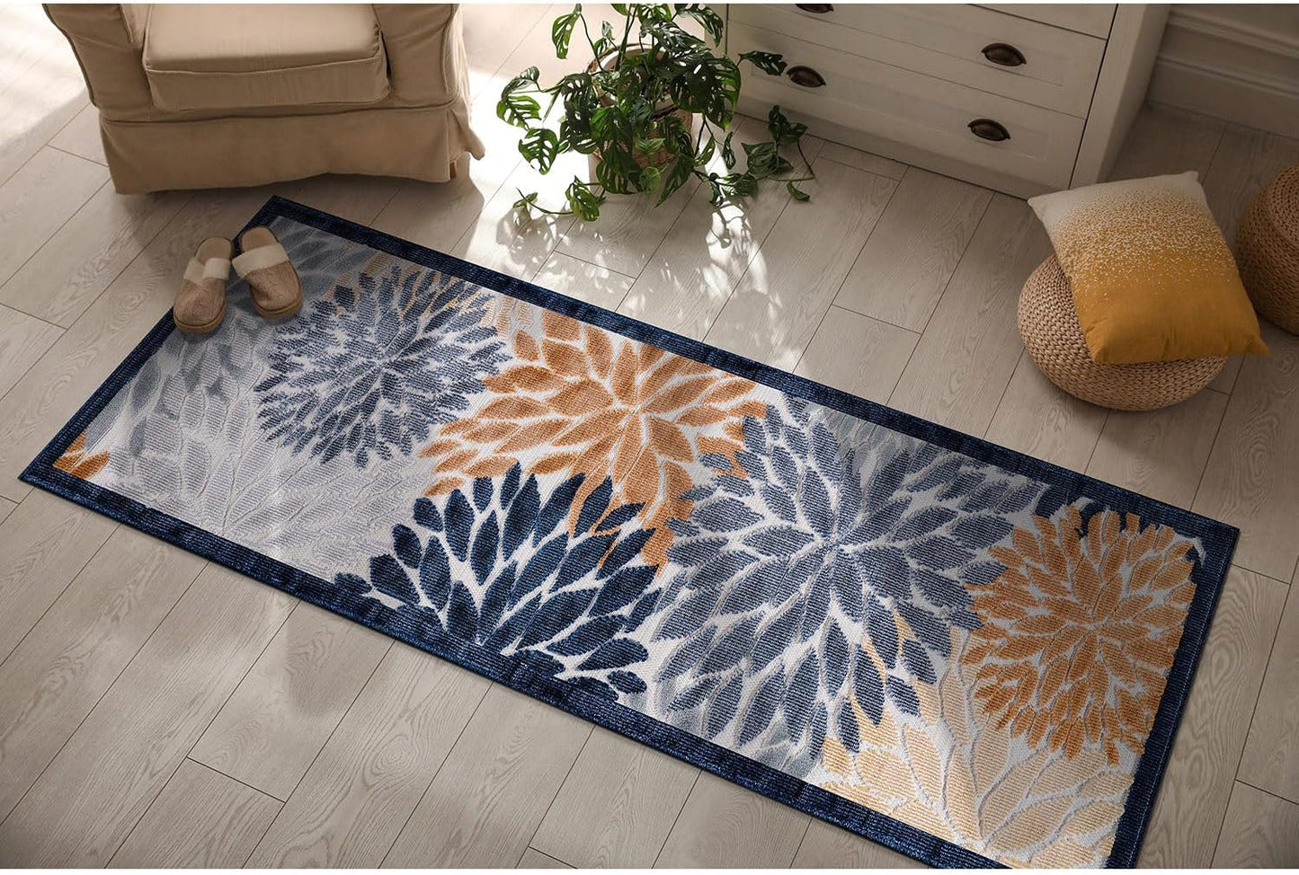 CAMILSON Runner Outdoor Rugs for Indoor and Outdoor Use