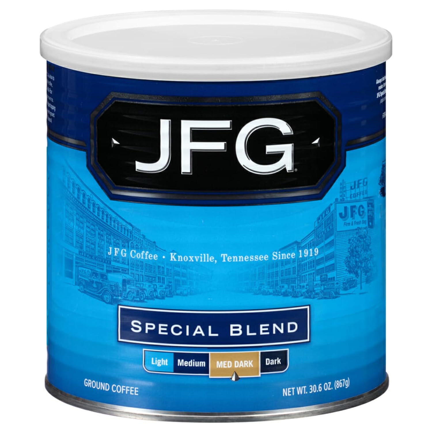 Bold JFG Medium-Dark Roast Ground Coffee - 30.6oz Can