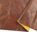 200cm x 140cm Soft Faux Leather Fabric Brown Crazy Horse - Versatile