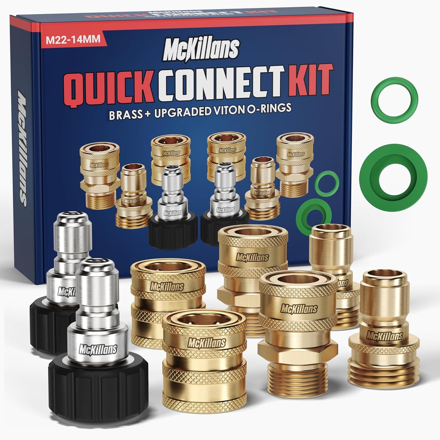 McKillans Pressure Washer Quick Connect Kit for Easy Use