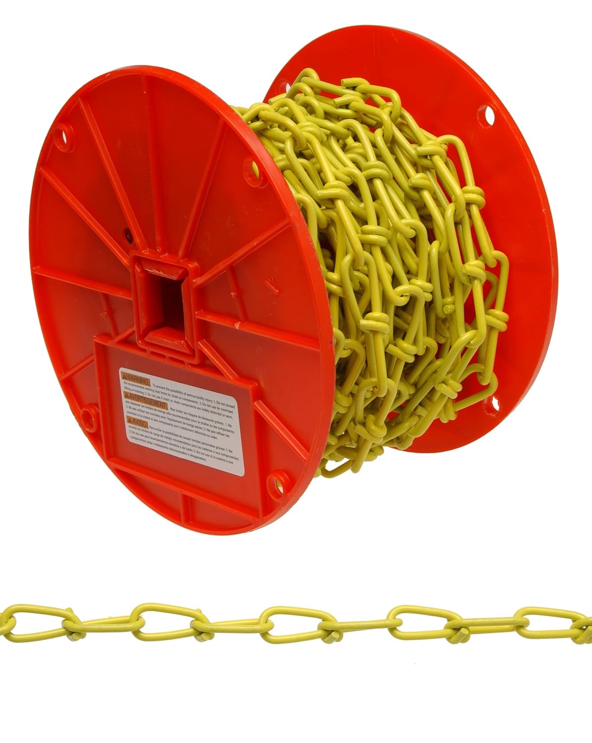 Campbell Low Carbon Steel Inco Double Loop Chain on Reel