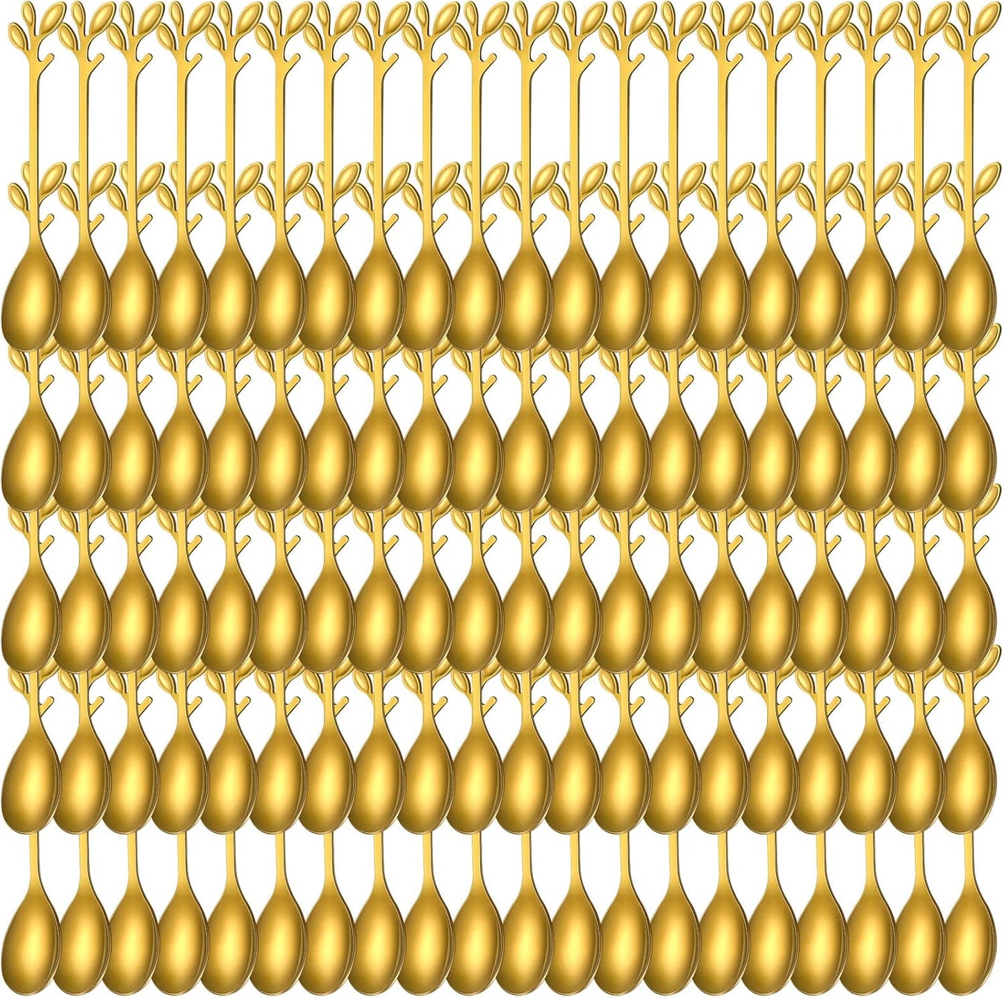 100 Pcs Demitasse Espresso Spoons for Coffee and Dessert Use