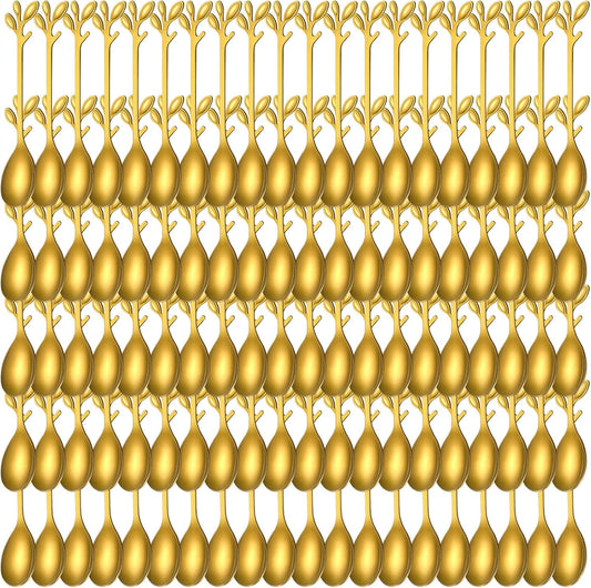 100 Pcs Demitasse Espresso Spoons for Coffee and Dessert Use