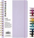 PAPERAGE Lined Spiral Journal Notebook (Lavender) - Durable 100 GSM