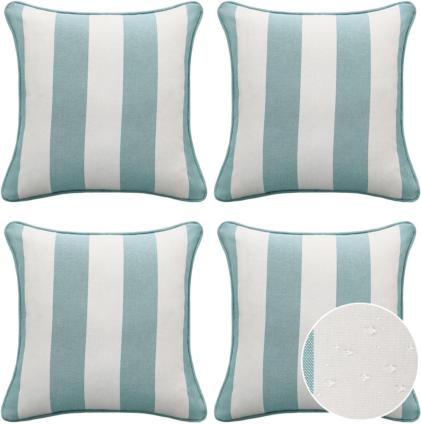 Decorative Outdoor Water Repellent Throw Pillows for Patio