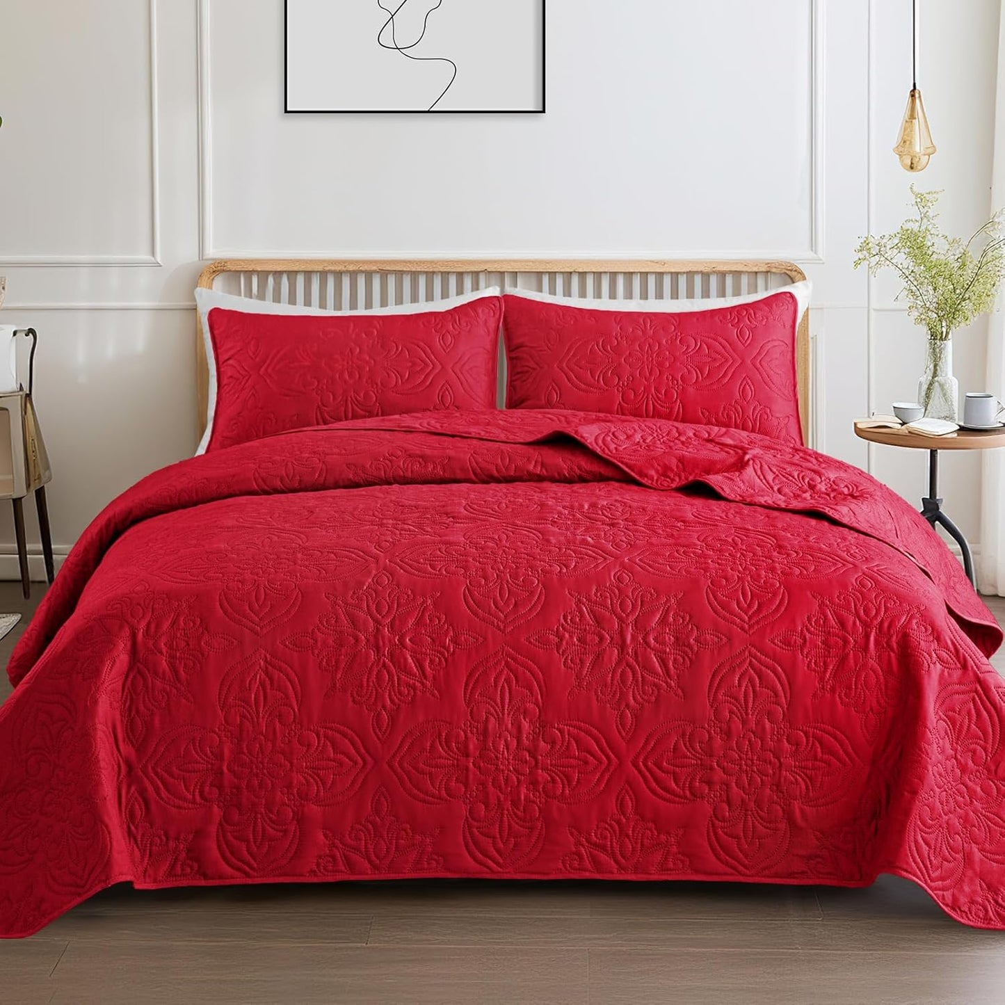 Whale Flotilla Soft Queen Quilt Bedding Set for All Seasons