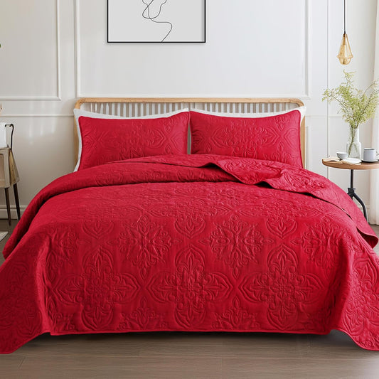 Whale Flotilla Soft King Quilt Bedding Set for All Seasons