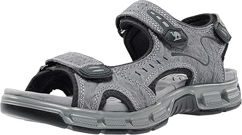 CAMEL CROWN Men's Leather Sandals for Hiking and Beach Sports