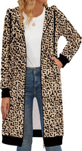 Zeagoo Women's Long Zip Up Hoodie Tunic - Cozy Knee-Length Fall Coat
