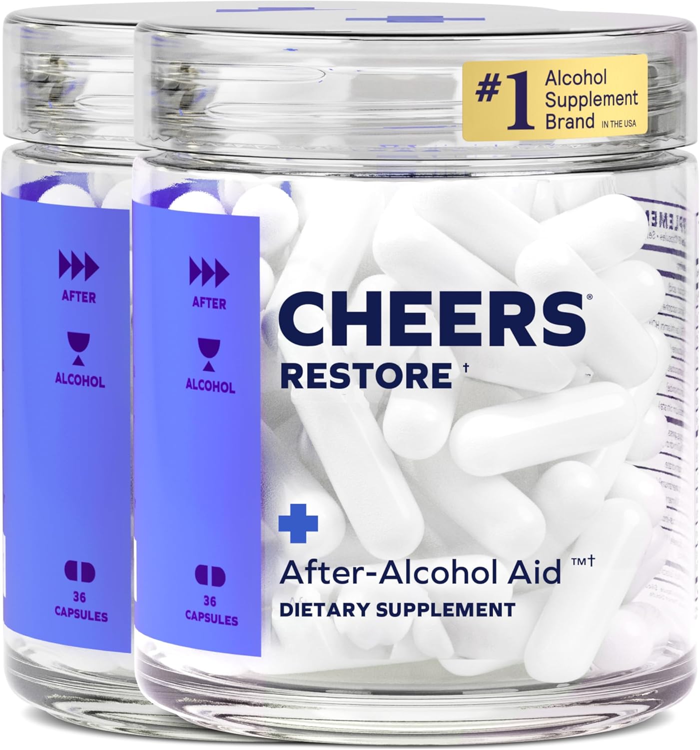 Cheers Restore Supplement with DHM and Cysteine for Recovery