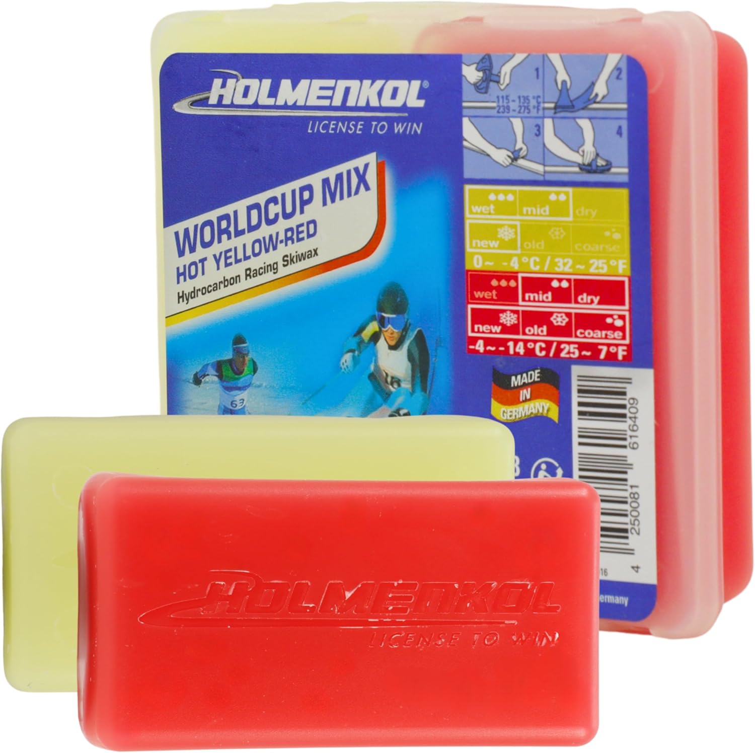 Holmenkol Worldcup Mix - 2X 35g Multicolor Care