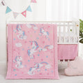 Viviland 3 Pieces Baby Bedding Set for Boy Girls - Unicorn
