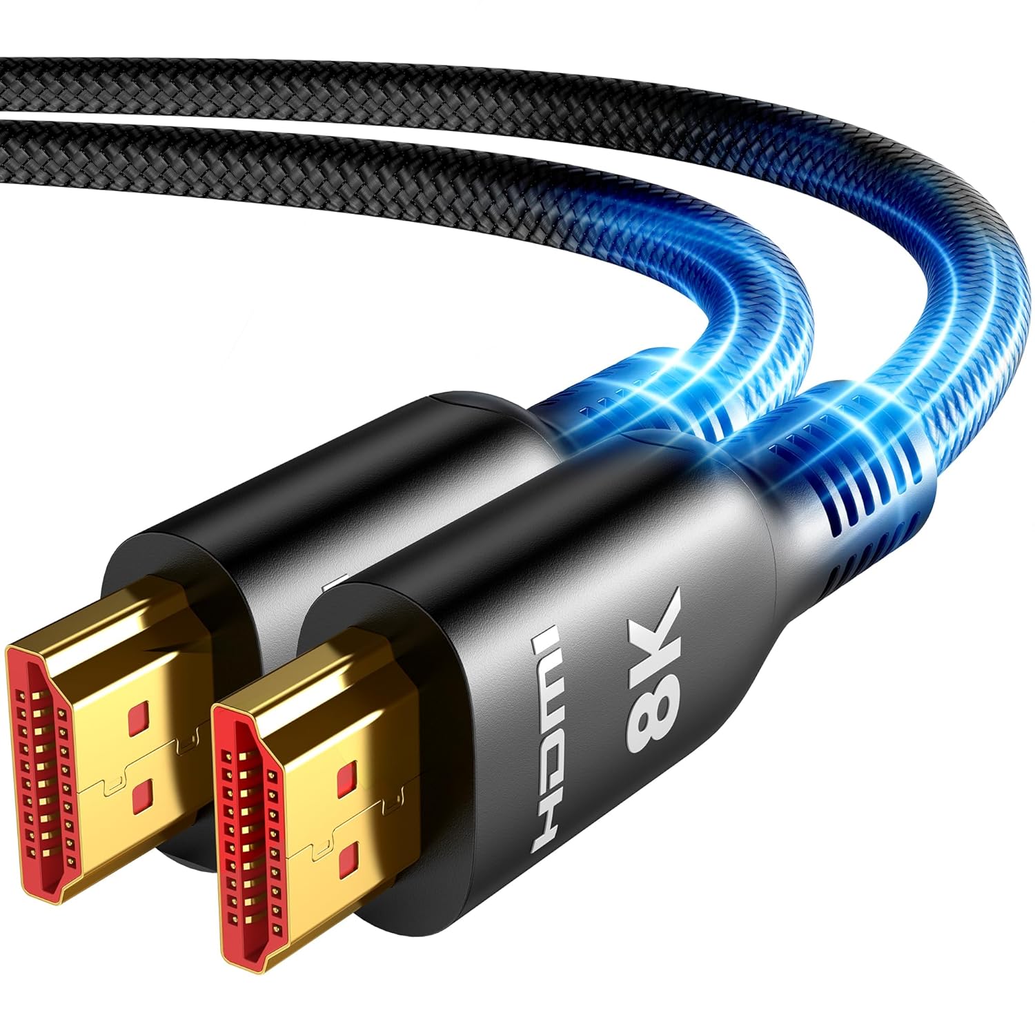 Highwings 8K Fiber Optic Long HDMI Cable 50FT for Ultimate Clarity