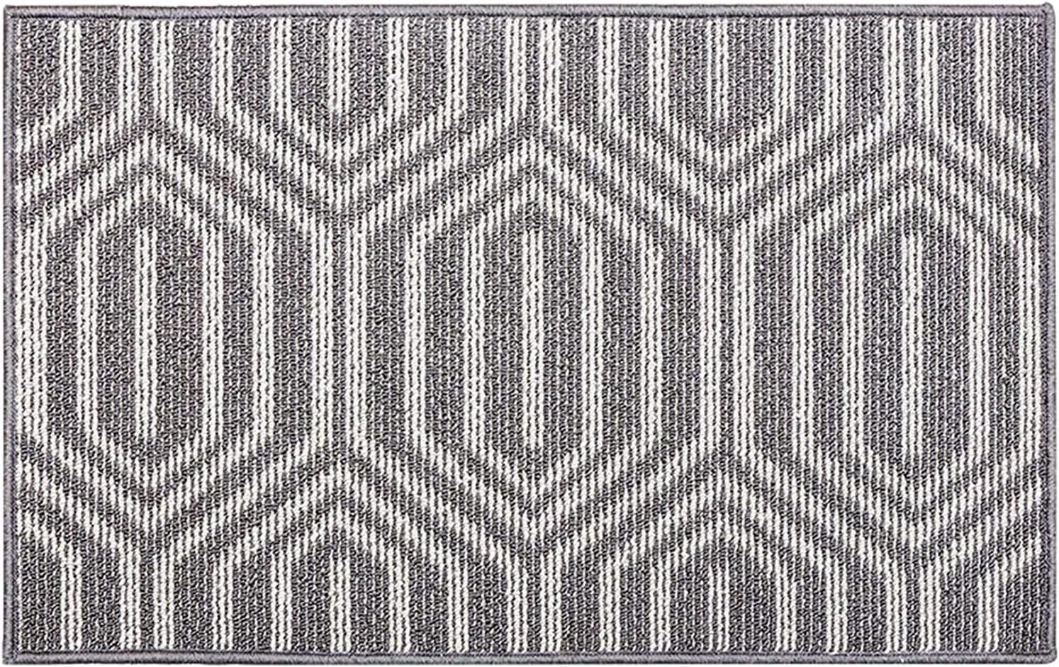 CHICHIC Grey Indoors Doormat 32 x 48 Inch for Home Entry