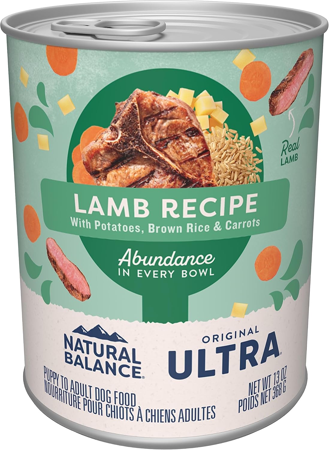 Natural Balance Original Ultra Wet Dog Food, Lamb Recipe