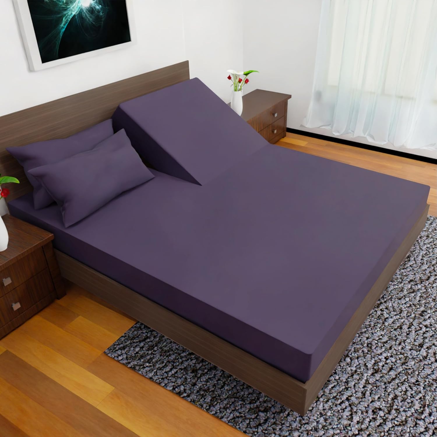 Royal Bliss California King Deep Pocket Sheet Set for Adjustable Beds