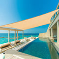 12ftx20ft Sun Shade Sail Sand Large Rectangle Canopy - Breathable