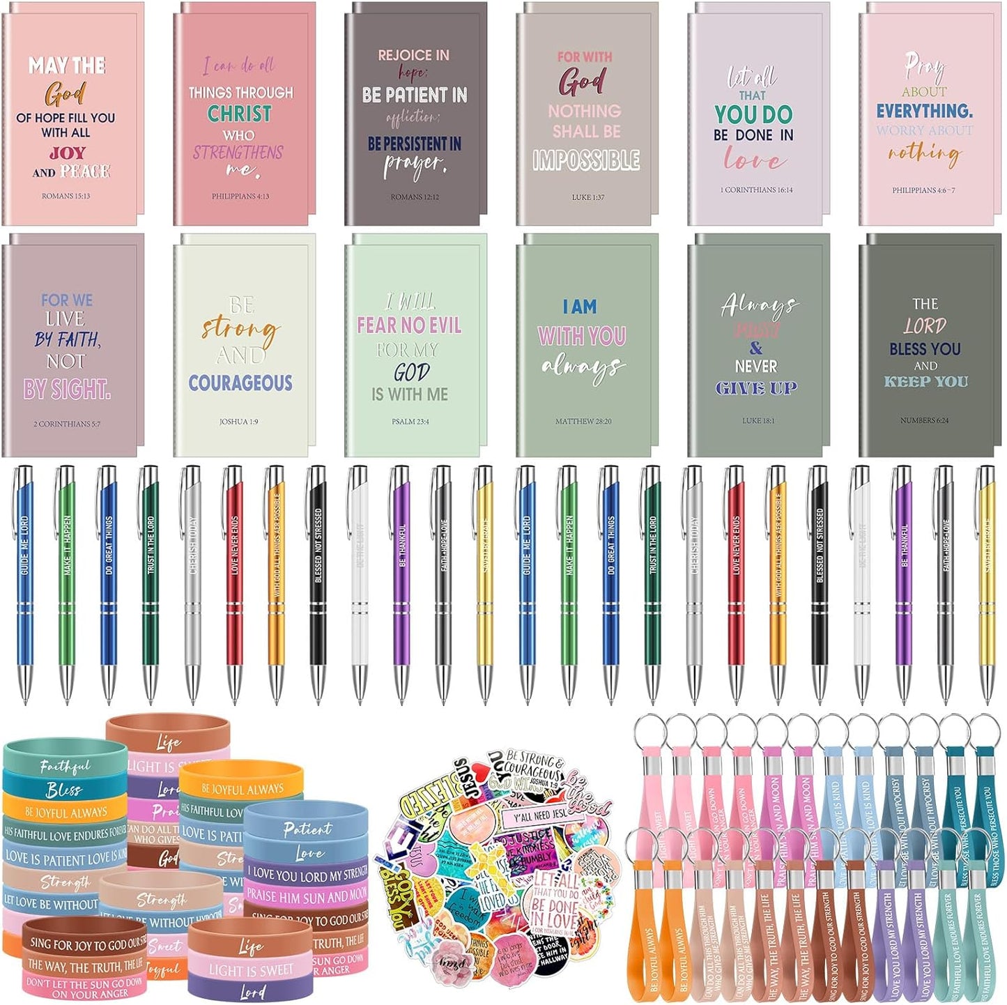 146 Pcs Christian Gifts Set for Women - Inspirational Supplies